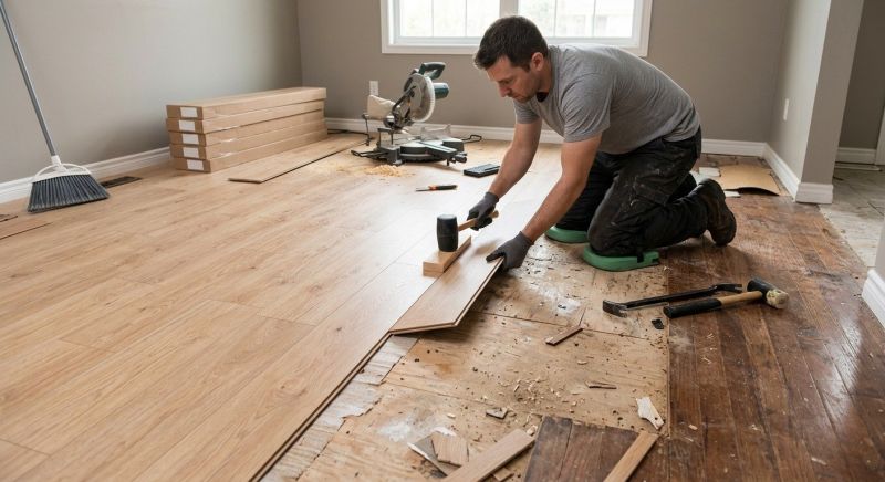 Laminate Floor Replacement in Basking Ridge, NJ