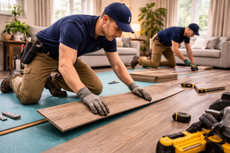 Laminate Floor Replacement in Mendham, NJ