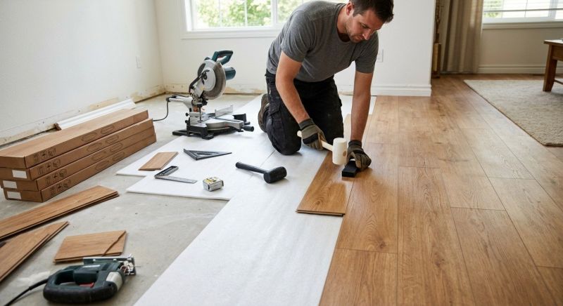 Laminate Floor Replacement in Scotch Plains, NJ