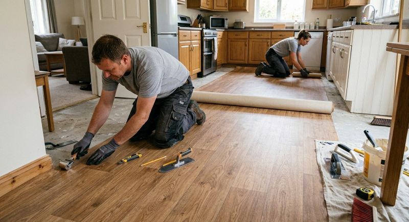 Linoleum Floor Installation in New Brunswick, NJ