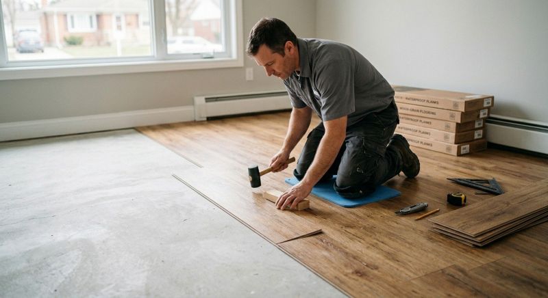 Linoleum Floor Installation in Mendham, NJ
