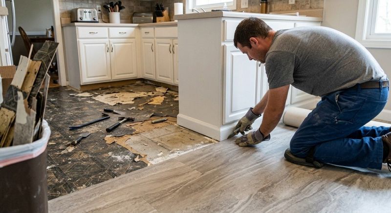 Linoleum Flooring Replacement in New Brunswick, NJ