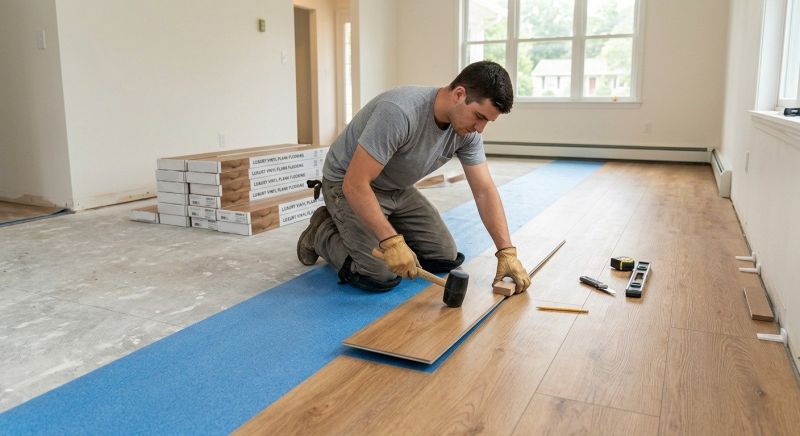 Luxury Vinyl Tile Installation in Elizabeth, NJ