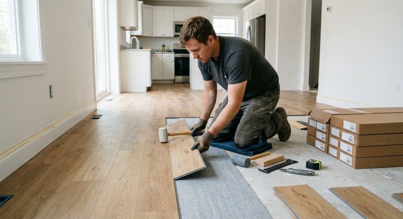Vinyl Plank Floor Installation in New Brunswick, NJ