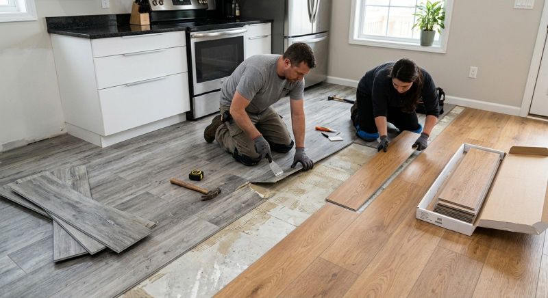 Vinyl Tile Installation in New Brunswick, NJ